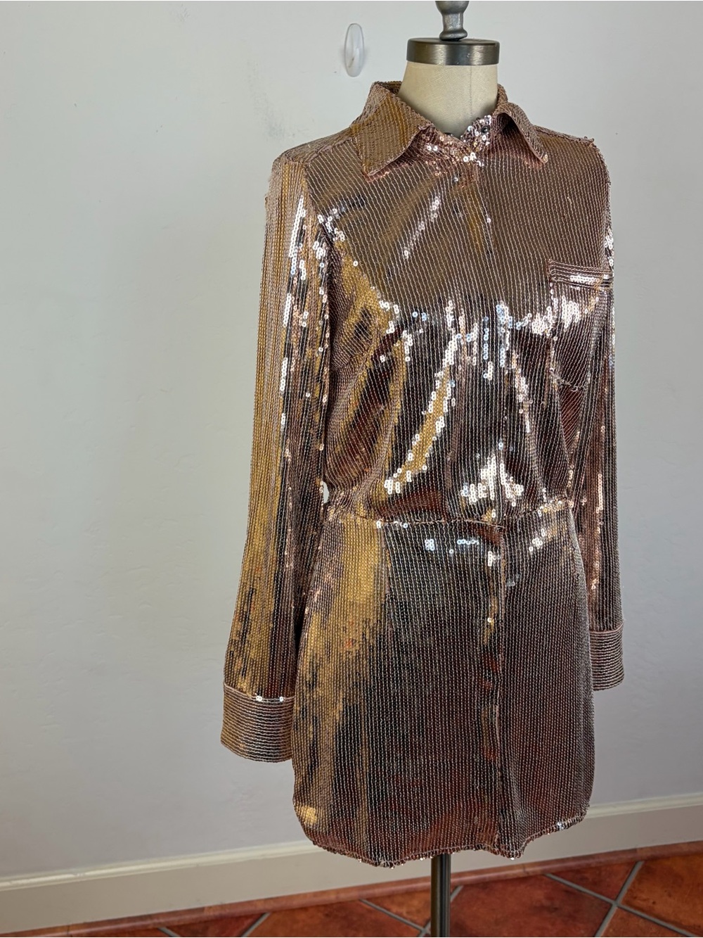Free People Sophie Sequin Mini Dress - Picture 3 of 10